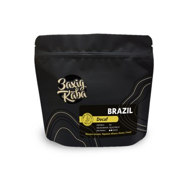 Кава в зернах Захід Кава Brazil Decaf (без кофеїну) Арабіка 200 гр  700025 фото