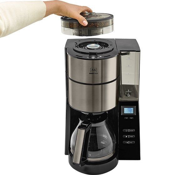 Крапельна кавоварка Melitta Aroma Fresh RWT 1021-03 - сірий металік 287384 фото