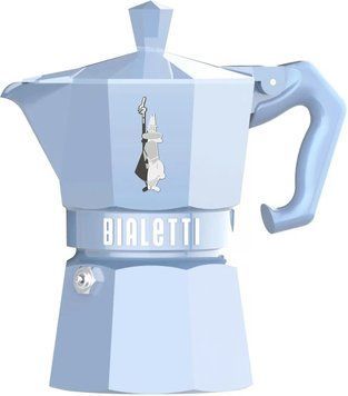 Гейзерна кавоварка Bialetti Moka Express Exclusive Blue 3 чашки 700104 фото